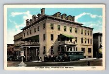 Watkins Glen NY-New York, Jefferson Hotel, Advertising Souvenir Vintage Postcard picture