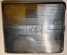 Sterling cigarette case by Charles  Green made in Birmingham 1939 picture