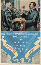 President Theodore Teddy Roosvelt Taking Oath March 4th 1905 picture