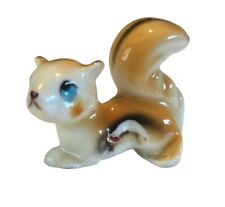 Vintage Miniature Squirrel Figurine Cute 1” picture