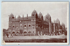 Bombay Mumbai India Postcard General Post Office c1920's Enamelled Sepia Tuck picture