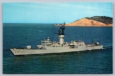 Postcard U.S.S. Fanning (DE-1076) Navy Ocean Escort Destroyer Military picture