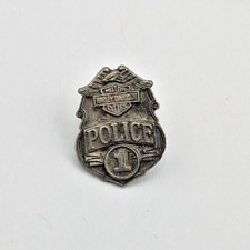 Harley-Davidson Police 1  Pin  Motorcycles Badge Cop Hat Lapel picture