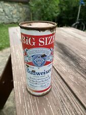 Budweiser Lager Beer - BIG SIZE - 16 Ounce Flat Top Can. St. Louis, Missouri picture
