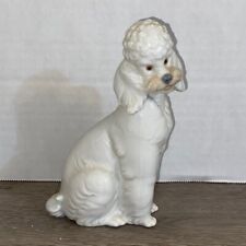 Lladro Nao Daisa Large White Poodle Figurine Retired 1985 Vintage Signed 6.25