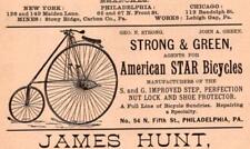 1887 American Star Bicycles Rutherford Metallic Paint 2 Side PA Gazetteer picture