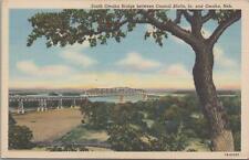 Postcard South Omaha Bridge Between Council Bluffs IA and Omaha Nebraska NE  picture