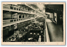 c1940's Foire Internationale De Lyon The Covered Street Fair Palace Postcard picture