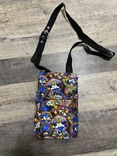 Vintage Nicole Miller Disney Crossbody Bag Paris Theme Travel Bag Mickey Mouse picture