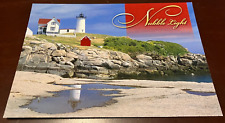VTG Continental Postcard - Nubble Lighthouse at York Beach, Maine - VERY CLEAN picture