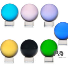 7PCS Asian Rare Magic Crystal Healing Balls Sphere 50mm With Stands Party Props picture