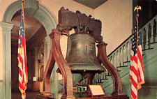 Liberty Bell Postcard Philadelphia PA Pennsylvania Independence Hall Historic picture