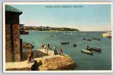 Postcard Ireland Bangor Co Down Pickie From Harbour  Boats Posted 1956 picture