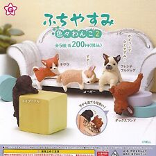 Fuchiyasumi Various dogs Mascot Capsule Toy 5 Types Full Comp Set Gacha New picture