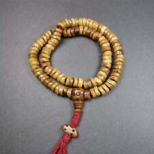 Gandhanra Original Tibetan Wave Shape Yak Bone Mala Beads Necklace, Prayer Beads picture