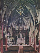 C1910 St. Louis Missouri Nouveau St. Alphonsus Church Interior Antique Postcard picture