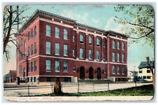 1923 Gilbert Stuart School Building Milton Massachusetts MA Vintage Postcard picture