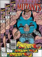 THE NEW MUTANTS #88 1990 VERY FINE-NEAR MINT 9.0 4793 CABLE three issues picture