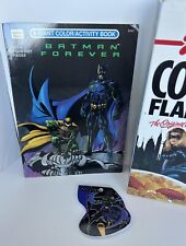 97 Kellogg's Cereal Box Batman & Robin Movie Sealed 95 Batman ForeverGolden BOOK picture