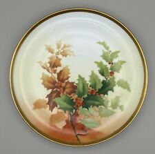 Stunning Coronet Limoges Porcelain Plate, Hand-Painted Artist Signed 