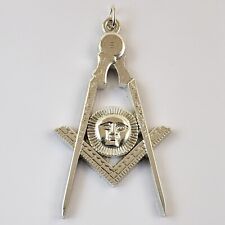 Masonic Collar Jewel Senior Deacon SD Silver Freemason Mason picture