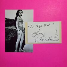 Linda Harrison signed autographed index card w photo, Planet of the Apes 1968 picture