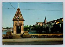 Vintage Old Postcard Basel Kappelijoch GERMANY Cathedral Church 1965 picture