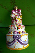 Christopher Radko Prototype Wedding Cake Glass Ornament  picture