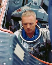 NEIL ARMSTRONG PRIOR TO WATER EGRESS TRAINING NASA 8.5X11 PHOTO  (162-n) picture