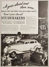 1934 Print Ad New Year Ahead Studebakers 4-Door Cars  picture