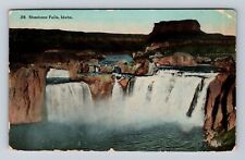 Shoshone Falls ID-Idaho, Scenic View of Falls, Antique Souvenir Vintage Postcard picture