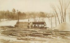 Postcard RPPC New Hampshire Franklin Logging Lumber Sawmill 23-2138 picture