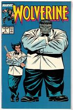 WOLVERINE #8 (1989)- ICONIC JOHN BUSCEMA PATCH+JOE FIXIT COVER- MARVEL- VF+ picture