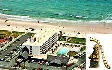 Aku Tiki Inn, DAYTONA BEACH SHORES, Florida Chrome Advertising Postcard picture