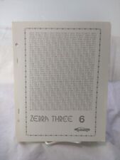 Vintage Fanzine Starsky And Hutch Zebra Three Volume Six 1981 picture