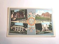 Postcard Vintage Bates College, Lewiston, ME A214 picture