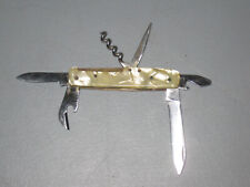 Vintage Pearl Handled Multitool Knife, Marked BT 330 picture