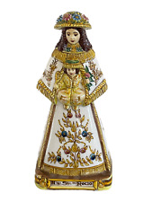 Hand Painted Spanish Ceramic Virgin Mary Statue “Nuestra Señora Del Rocio” picture