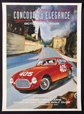 2005 Newport Concours Poster FERRARI 340 America Villoresi 1951 Mille Miglia picture