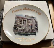 Caesars Atlantic City Collectors Plate Horse 20th Anniversary NJ Casino 1999 picture