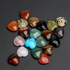 20mm 10/20pcs Natural stone quartz Healing Reiki Crystal Star heart Gemstone mix picture