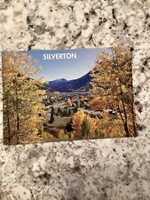 Silverton CO~Old Silver Mining Town At Foot Of San Juan Mtn Range~Continental PC picture