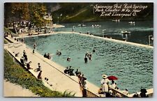 CHESTER, WV West Virginia  SWIMMING POOL at ROCK SPRINGS Park  c1910s   Postcard picture