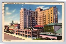 Atlantic City NJ-New Jersey, Seaside Hotel, Advertising Vintage c1940 Postcard picture