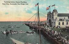 VINTAGE POSTCARD PANAMA CALIFORNIA EXPO OF 1915 -  YACHTING, TENT CITY, CORONADO picture