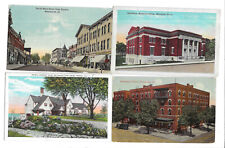 Lot of 48 IL Illinois Postcards Chicago Momouth Ottawa Petersburg Bloomington et picture