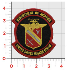 MARINE CORPS DEPARTMENT OF AVIATION EMBROIDERED PATCH picture