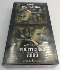 Politicians 2009 Executive Trading Cards Political Sealed Unopened Pack Box 24ct picture