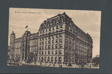 Ca 1908 Montreal Canada Windsor Hotel Celluloid Cracked picture