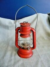 vtg DIETZ Comet Kerosene Lantern H-3 Glass Red 8.5” Syracuse NY USA light  picture